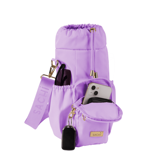 Sachi Crossbody Insulated Bottle Bag - Orchid - BentoBliss 