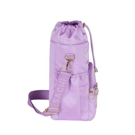 Sachi Crossbody Insulated Bottle Bag - Orchid - Side