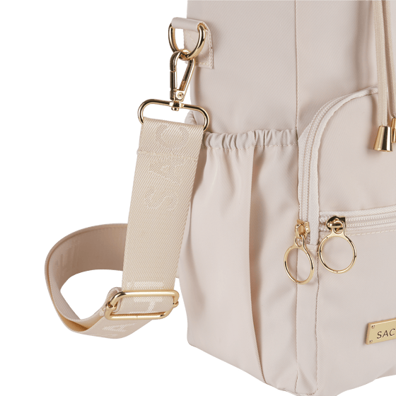 Sachi Crossbody Insulated Bottle Bag - Alabaster - BentoBliss 