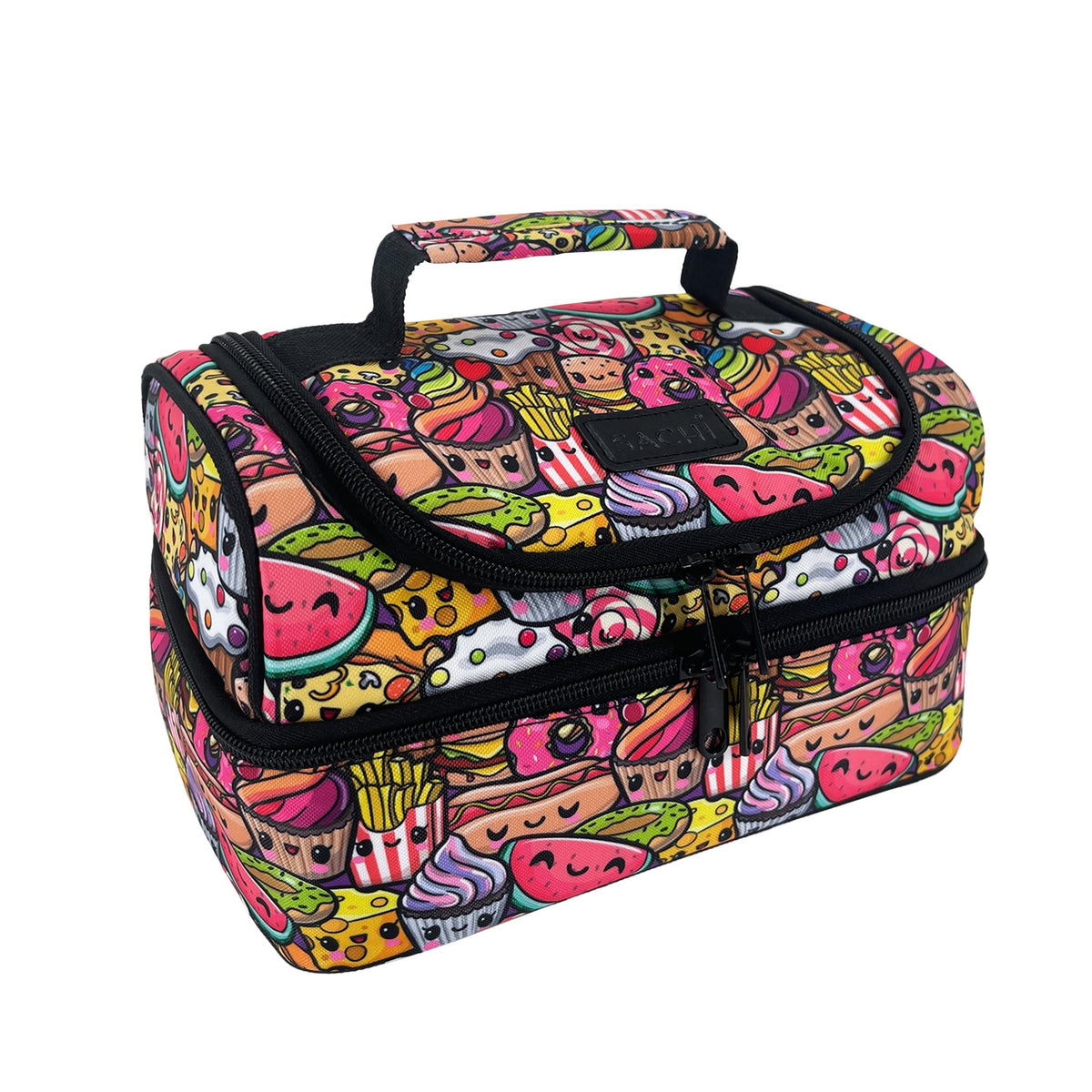 Sachi Insulated Double Decker Lunch Bag & Kids Drink Bottle 400ml - Squishies - BentoBliss