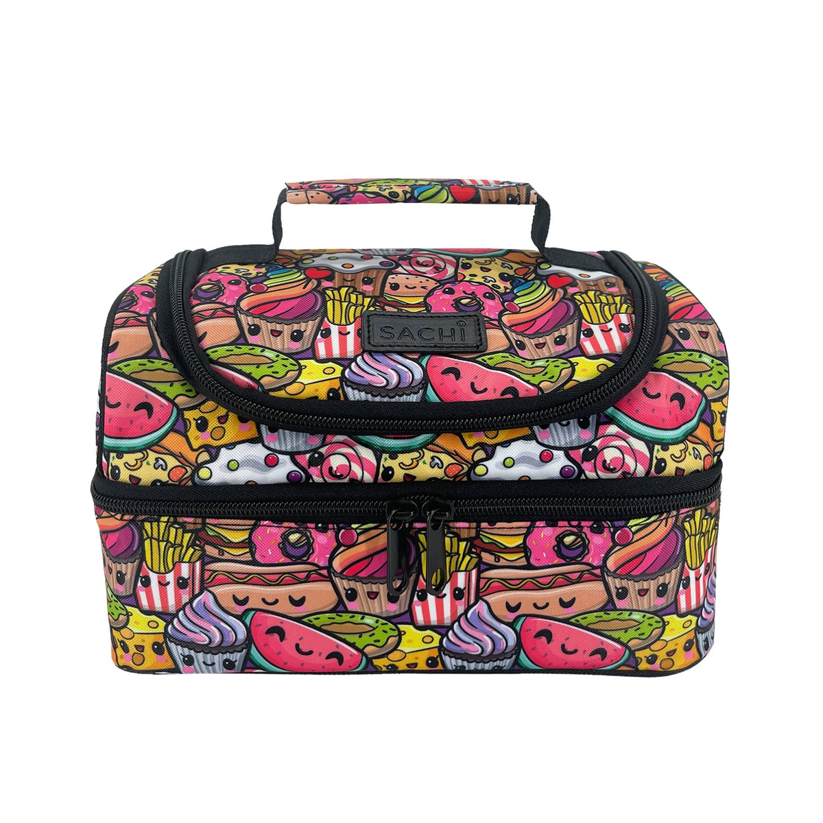 Sachi Insulated Double Decker Lunch Bag & Kids Drink Bottle 400ml - Squishies - BentoBliss
