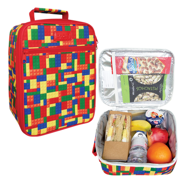 Sachi Insulated Lunch Tote Bag - Bricks - BentoBliss 