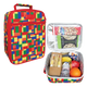 Sachi Insulated Lunch Tote Bag - Bricks - BentoBliss 