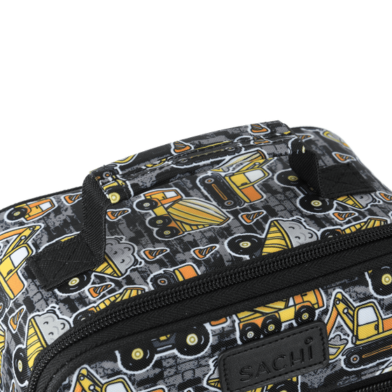 Sachi Insulated Lunch Tote Bag - Construction Zone - BentoBliss 