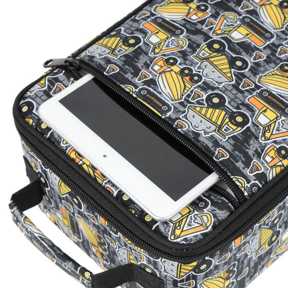 Sachi Insulated Lunch Tote Bag - Construction Zone - BentoBliss 