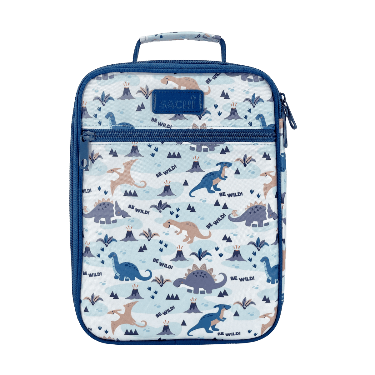 Sachi Insulated Lunch Bag, Food Jar & Bottle Bundle - Dinosaur Land - BentoBliss