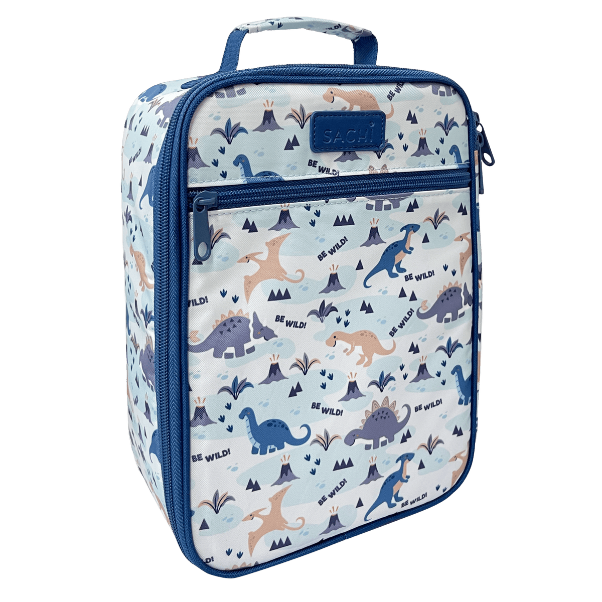 Sachi Insulated Lunch Bag, Food Jar & Bottle Bundle - Dinosaur Land - BentoBliss