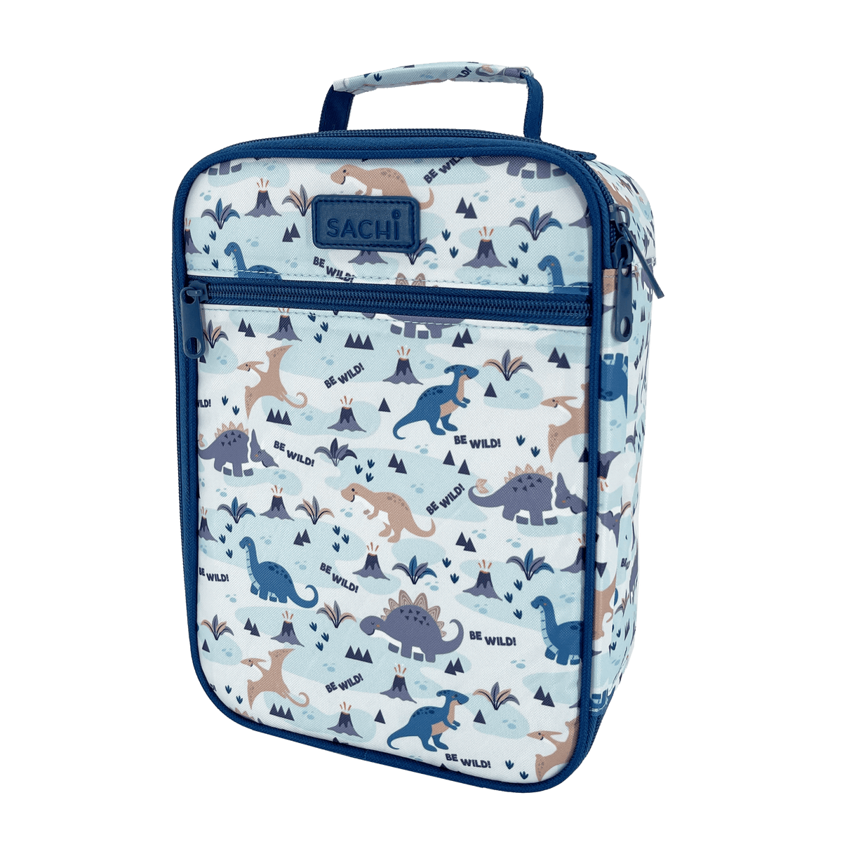 Sachi Insulated Lunch Bag, Food Jar & Bottle Bundle - Dinosaur Land - BentoBliss
