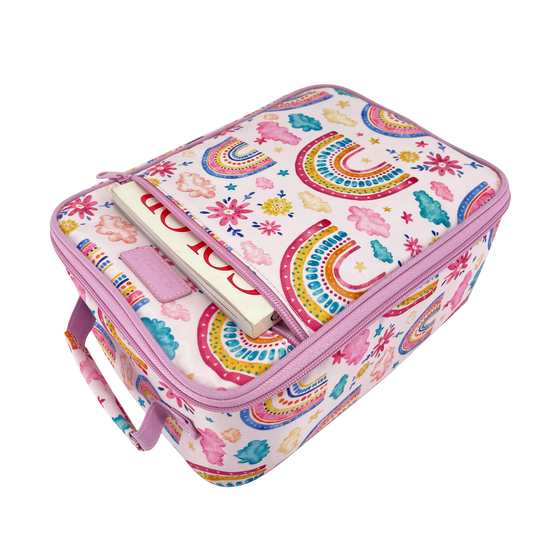 Sachi Insulated Lunch Tote Bag - Rainbow Sky - BentoBliss 