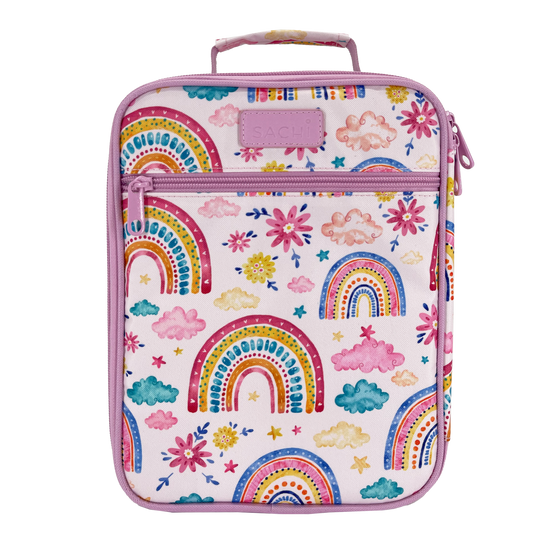 Sachi Insulated Lunch Tote Bag - Rainbow Sky - BentoBliss 