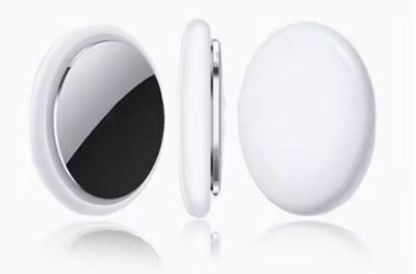 Smart Kids Safety Tracker with Apple Find My – Side Profile Compact White Design