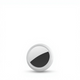 Smart Kids Safety Tracker with Apple Find My – Compact White Mini Tracker Front View