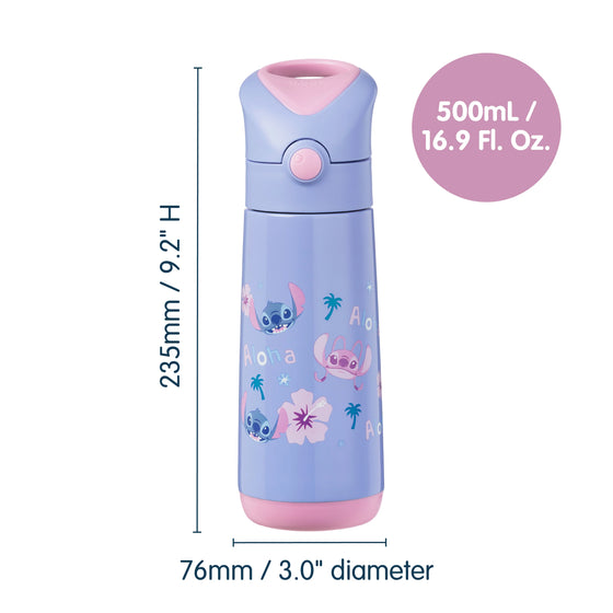 B.Box Insulated Drink Bottle 500ml - Stitch