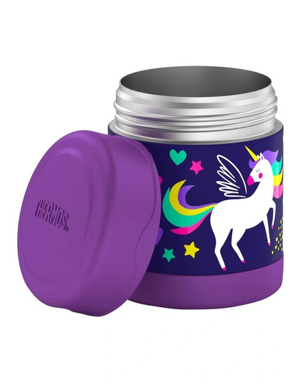 Thermos FUNtainer Vaccum Insulated Food Jar - Purple Unicorn - BentoBliss 