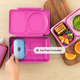 Omiebox Up Hot & Cold Kids Lunch Box - Pop Pink