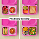 Omiebox Up Hot & Cold Kids Lunch Box - Pop Pink