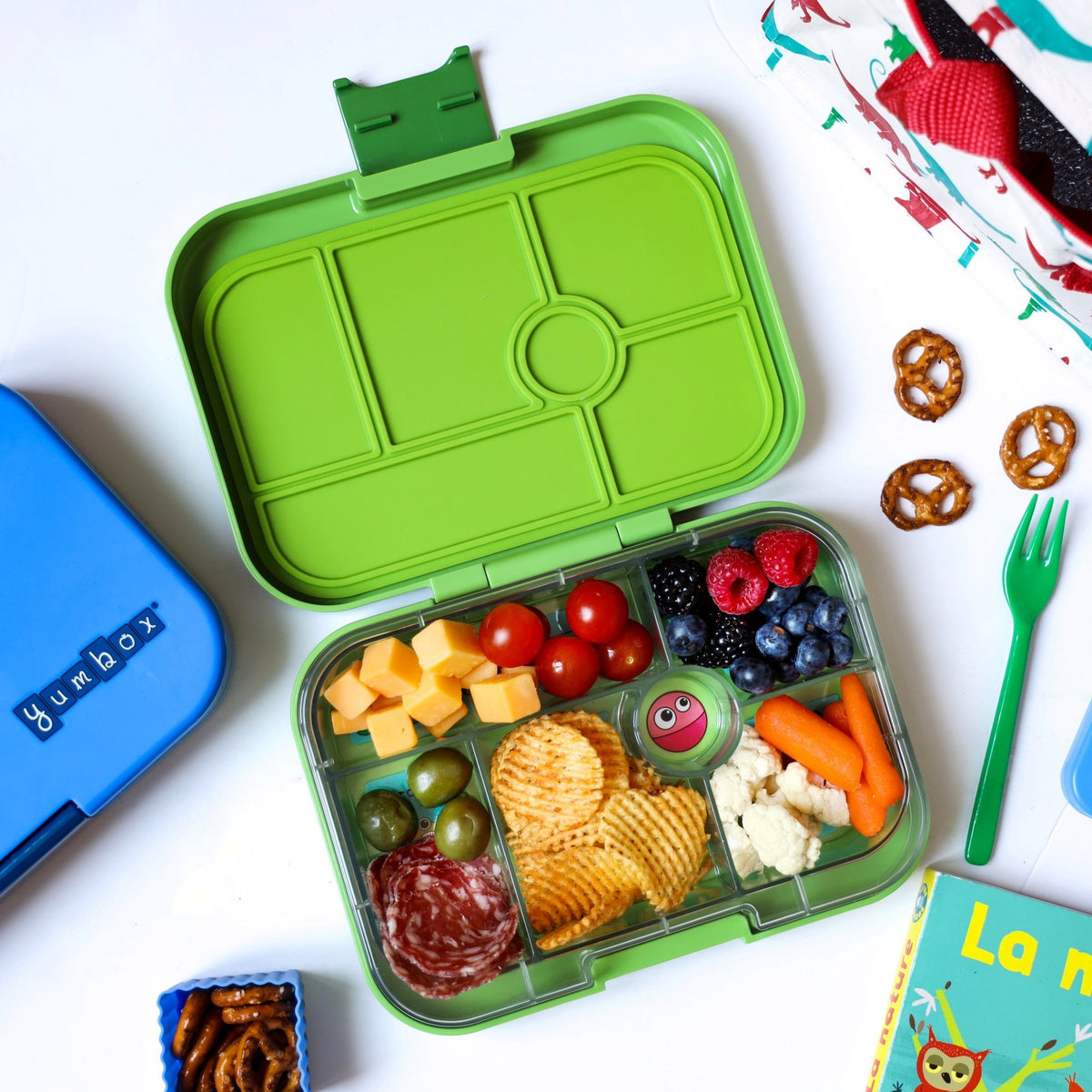 Yumbox Original Lunch Box - Surf Blue (Rocket) - BentoBliss