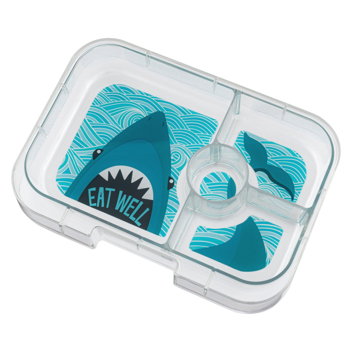 Yumbox Panino Lunch Box - Surf Blue (Shark) - BentoBliss