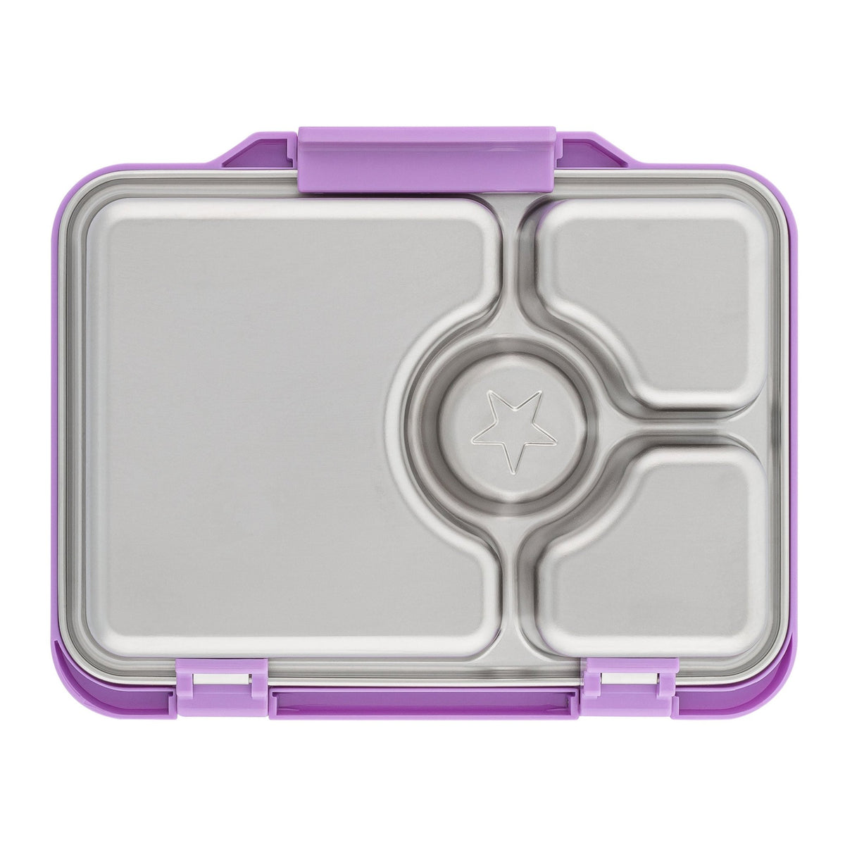 Yumbox Pret Stainless Steel Bento Box 4 Compartment - Lavande Purple - BentoBliss