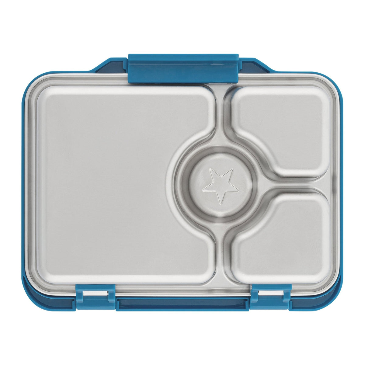 Yumbox Pret Stainless Steel Bento Box 4 Compartment - Normandy Blue - BentoBliss