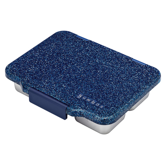 Yumbox Pret Stainless Steel Bento Box 4 Compartment - Twilight Blue (Glitter)