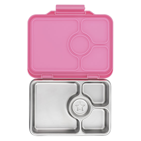 Yumbox Pret Stainless Steel Bento Box 4 Compartment - Versailles Pink