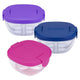 Yumbox 3 Compartment Snack Bowl - Raspberry Pink