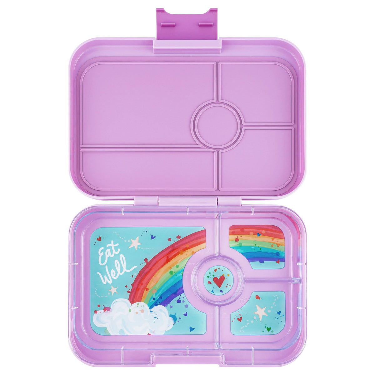 Yumbox Tapas Lunch Box 4 Compartment - Seville Purple (Rainbow) - BentoBliss