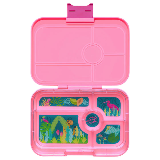 Leakproof pink bento box for meal prep and snacks