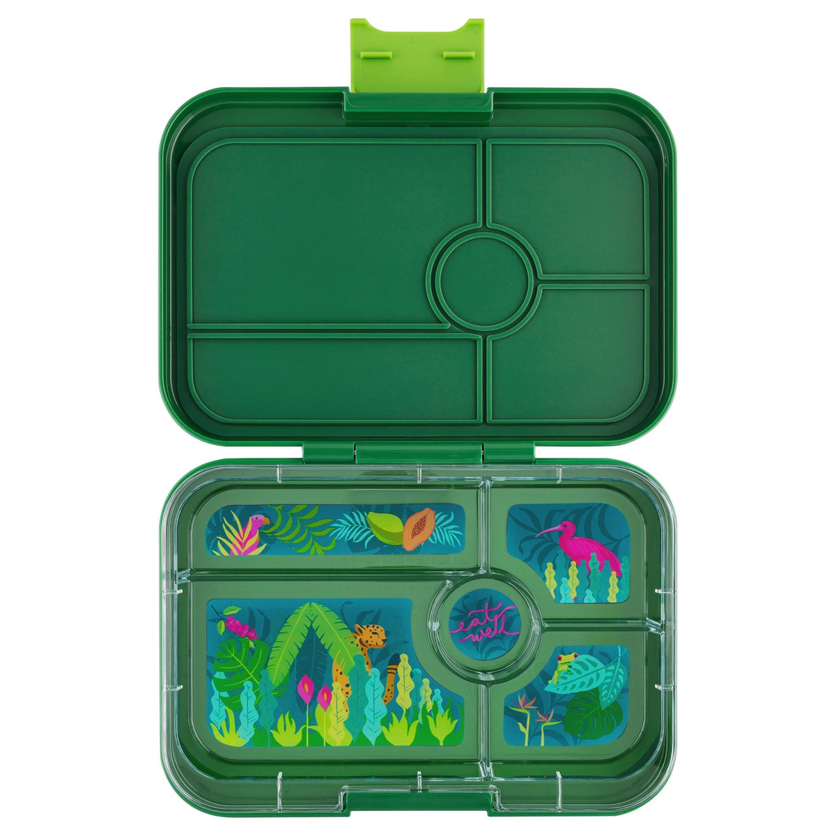 Yumbox Tapas Lunch Box 5 Compartment - Palm Green (Jungle) - BentoBliss