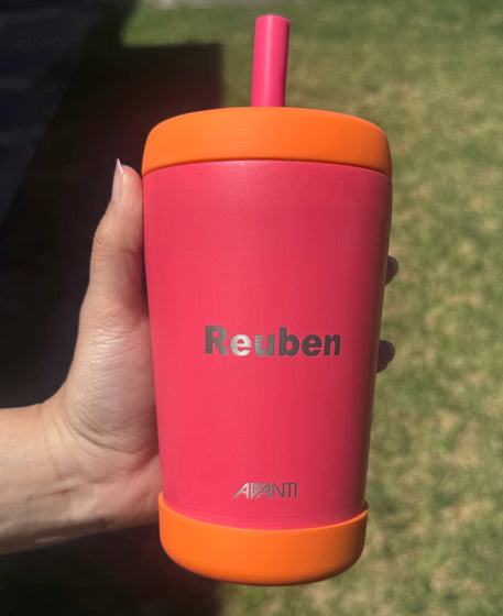 Avanti YumYum Insulated Tumbler With Straw And Bumper 350ml