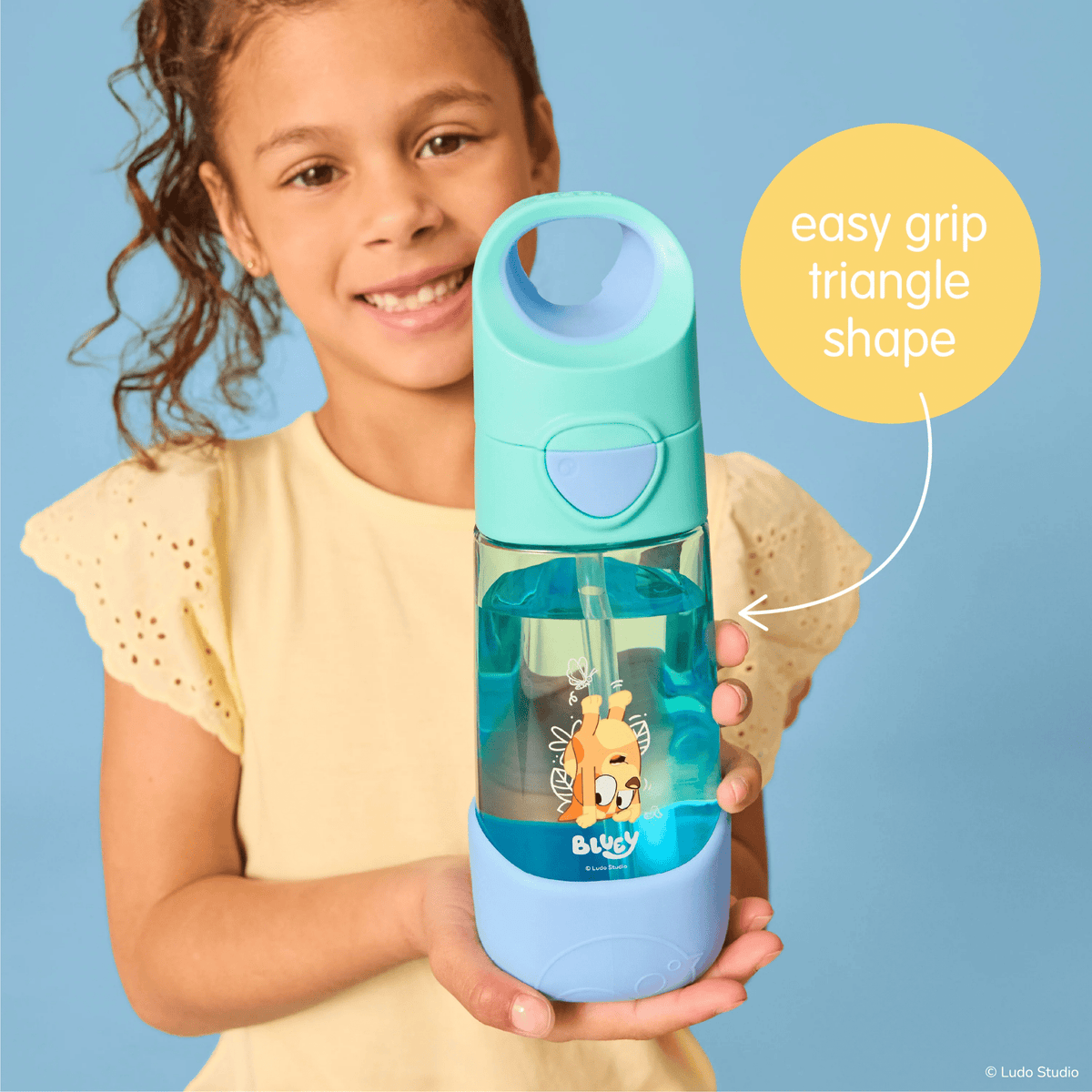 B.Box Tritan Drink Bottle 450ml - Bingo Bluey Playtime - BentoBliss
