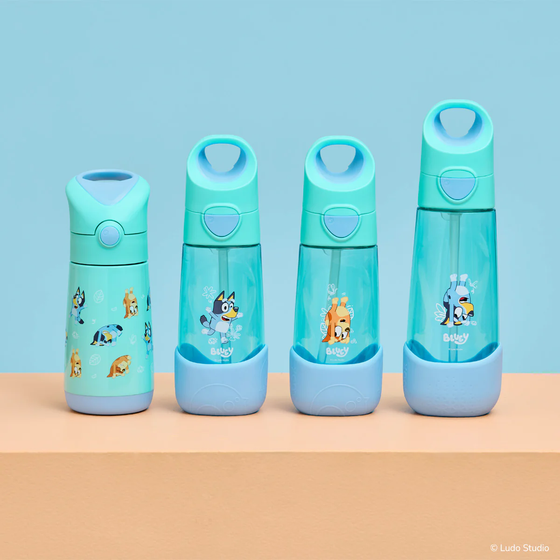 B.Box Tritan Drink Bottle 450ml - Bingo Bluey Playtime