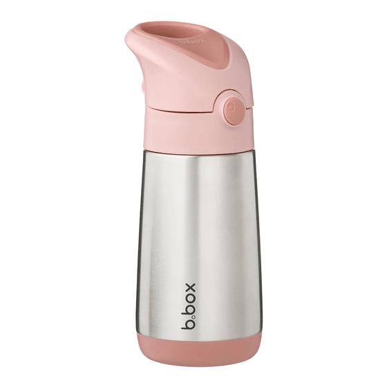B.Box Insulated Drink Bottle 350ml - Blush Crush - BentoBliss