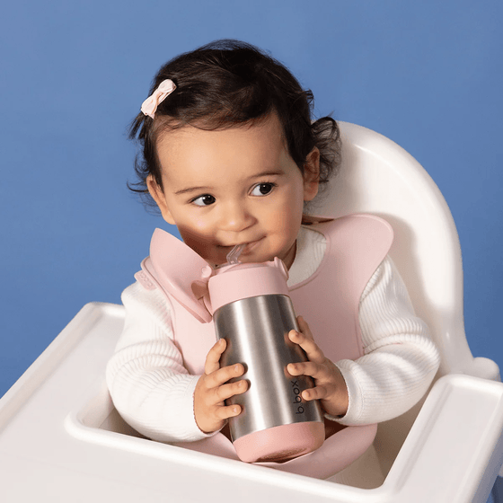 B.Box Insulated Drink Bottle 350ml - Blush Crush - BentoBliss