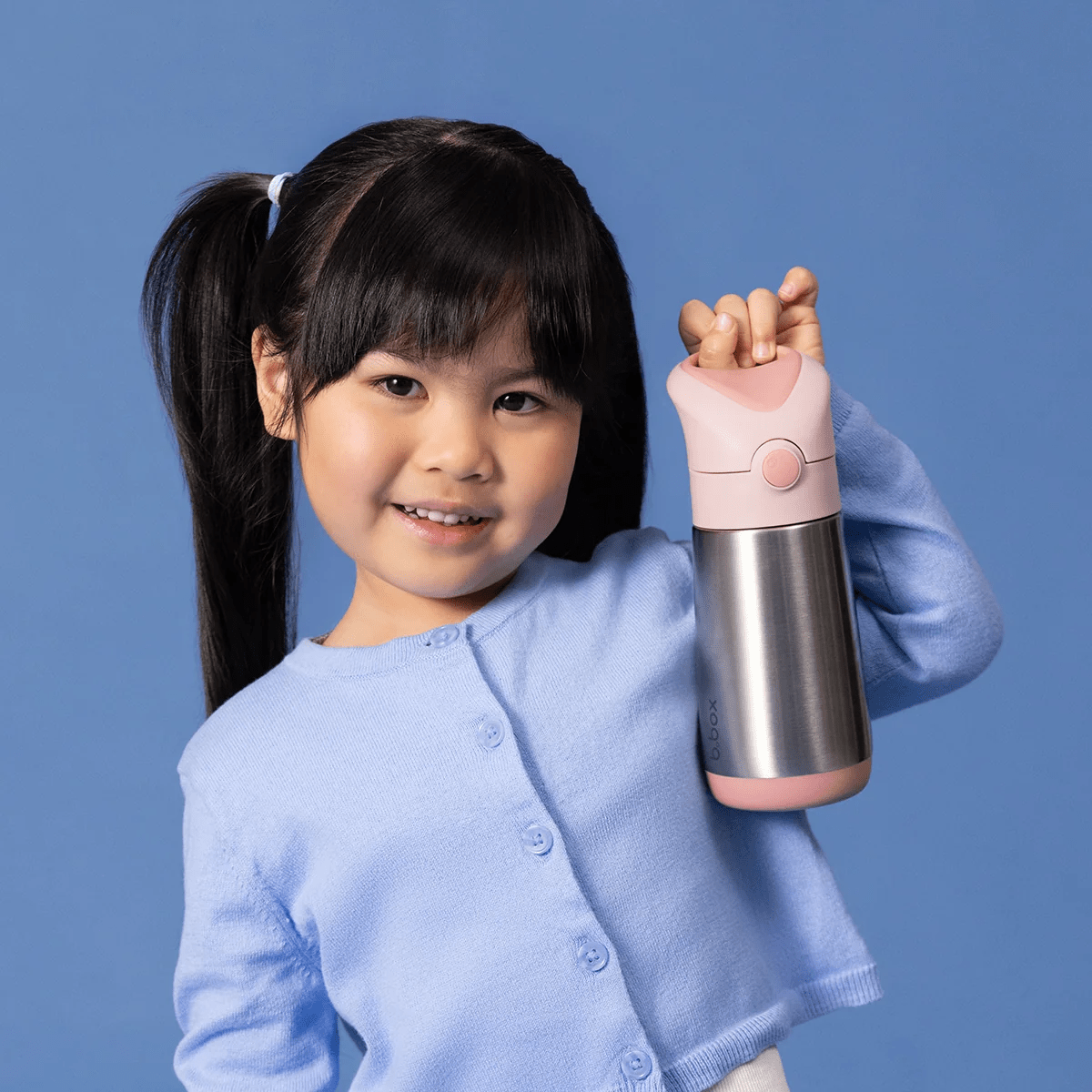 B.Box Insulated Drink Bottle 350ml - Blush Crush - BentoBliss