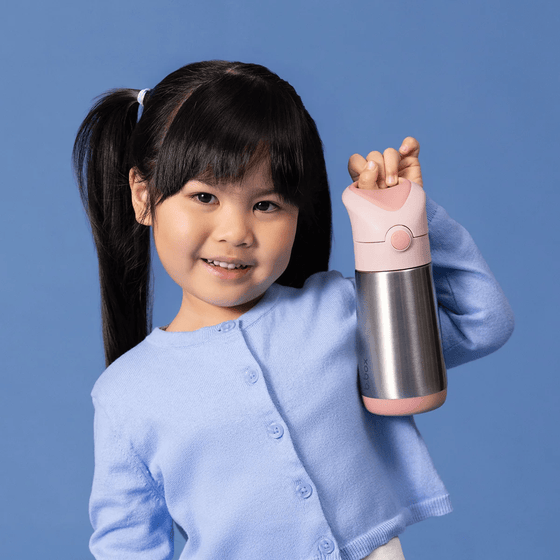 B.Box Insulated Drink Bottle 350ml - Blush Crush - BentoBliss