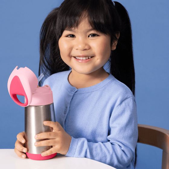 B.Box Insulated Drink Bottle 350ml - Flamingo Fizz - BentoBliss