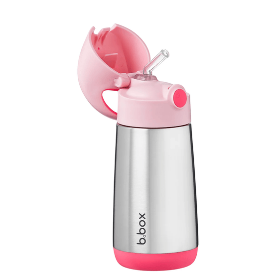 B.Box Insulated Drink Bottle 350ml - Flamingo Fizz - BentoBliss