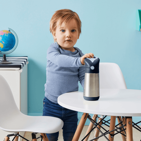 B.Box Insulated Drink Bottle 350ml - Midnight - BentoBliss