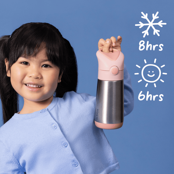 B.Box Insulated Drink Bottle 350ml - Midnight - BentoBliss