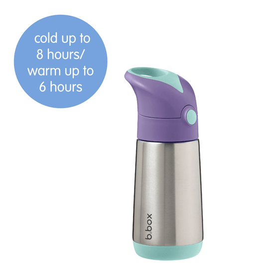 B.Box Insulated Drink Bottle 350ml - Midnight - BentoBliss