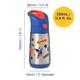 B.Box Insulated Drink Bottle 350ml - Superman - BentoBliss