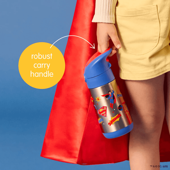 B.Box Insulated Drink Bottle 350ml - Superman - BentoBliss