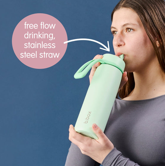 B.Box Insulated Flip Top Bottle 690ml - Blush Crush