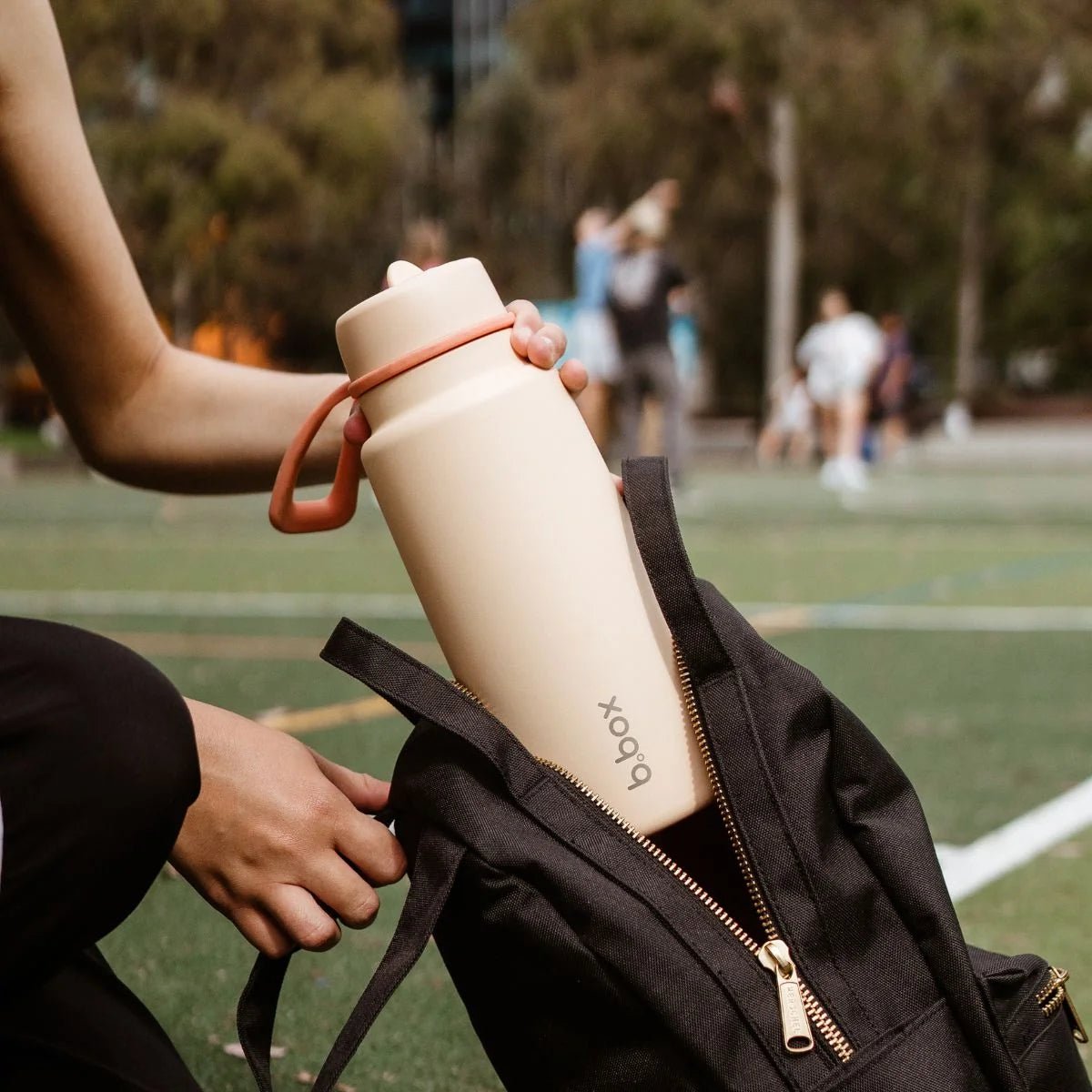 B.Box Insulated Flip Top Bottle 1L - Melon Mist Melon Mist- BentoBliss
