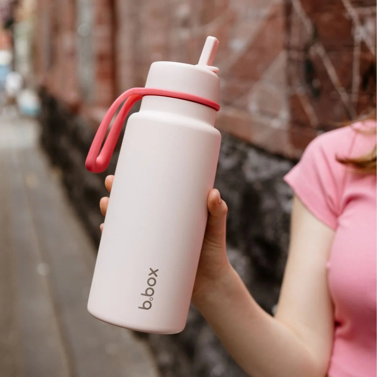 B.Box Insulated Flip Top Bottle 1L - Pink Paradise Pink Paradise- BentoBliss