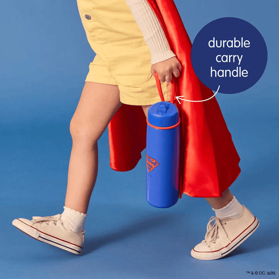 B.Box Insulated Flip Top Bottle 690ml - Superman - BentoBliss