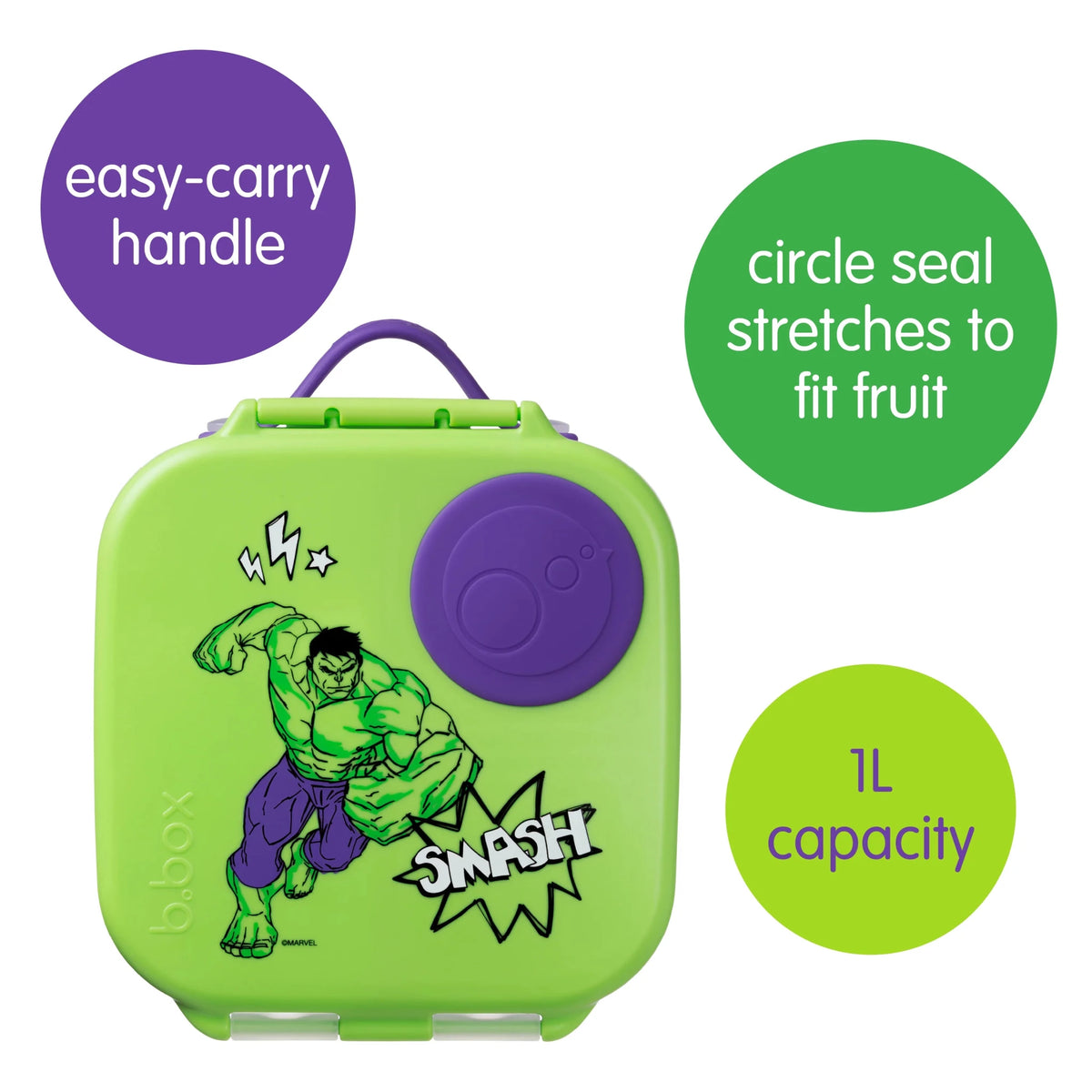 B.Box Mini Lunchbox - Hulk Marvel Hulk- BentoBliss