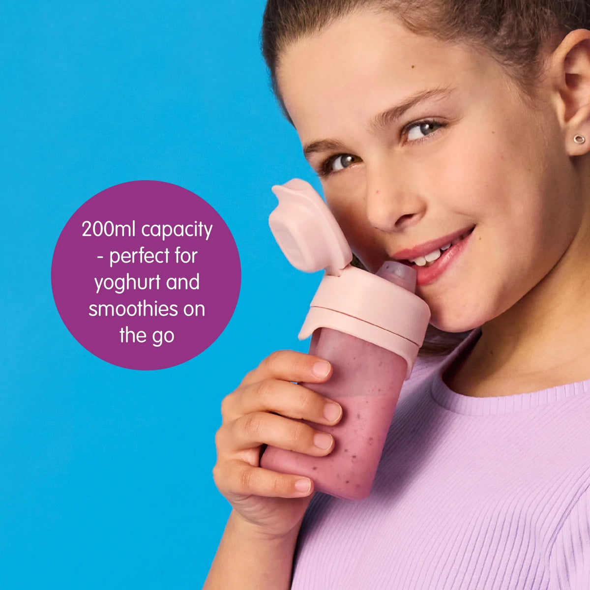 B.Box Reusable Yoghurt Pouch Berry- BentoBliss